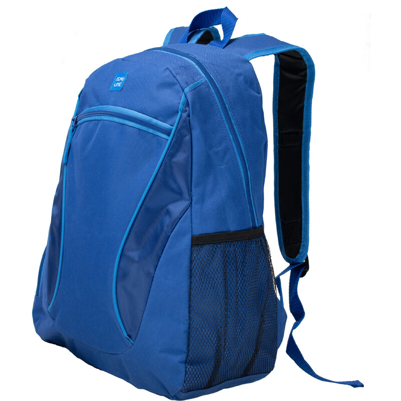 Semiline Unisex's Backpack J4917-2 Navy Blue/Blue