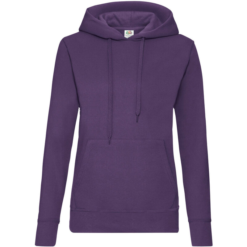 Fioletowa bluza z kapturem Hooded Sweat Fruit of the Loom