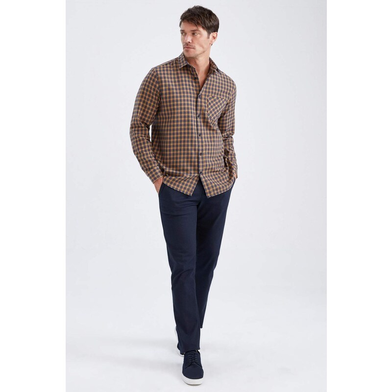 DEFACTO Regular Fit Flanel Long Sleeve Shirt