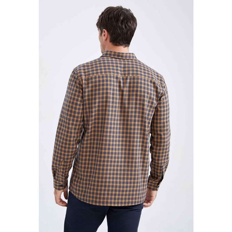 DEFACTO Regular Fit Flanel Long Sleeve Shirt