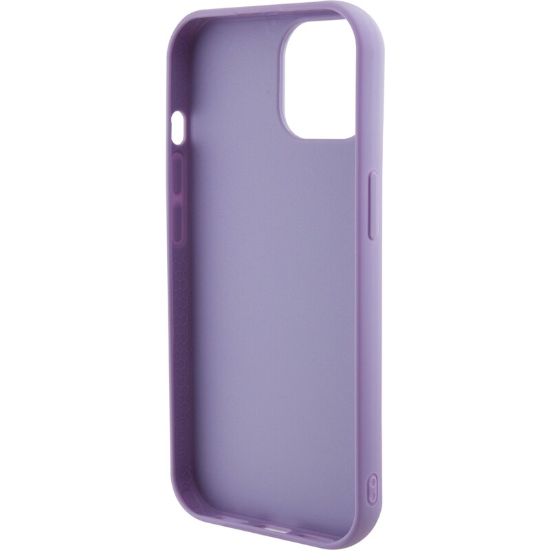 Ochranný kryt na iPhone 15 - Guess, Sequin Script Logo Purple