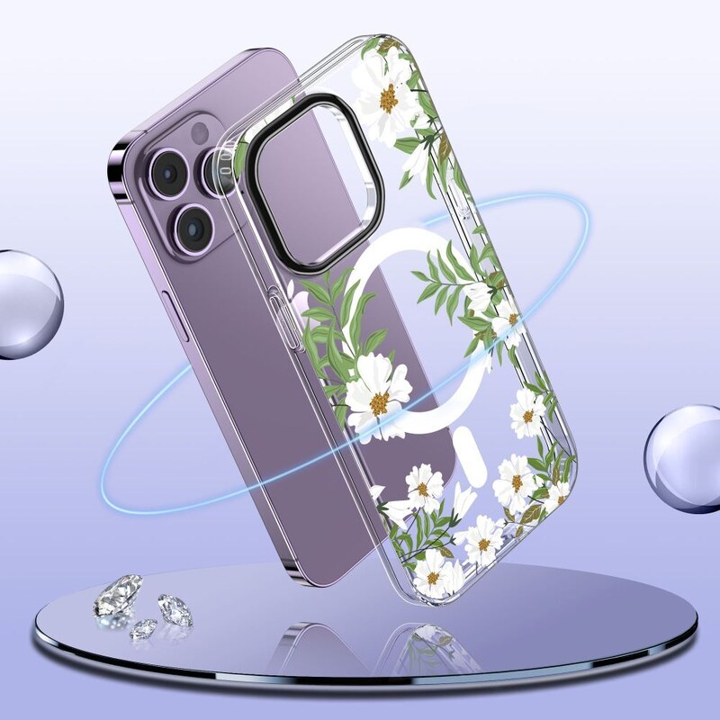 Ochranný kryt na iPhone 13 mini - Tech-Protect, Magmood MagSafe Spring Daisy