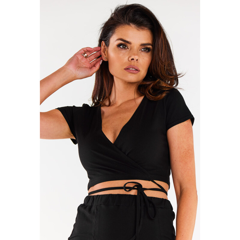Infinite You Womans Blouse M306 Black
