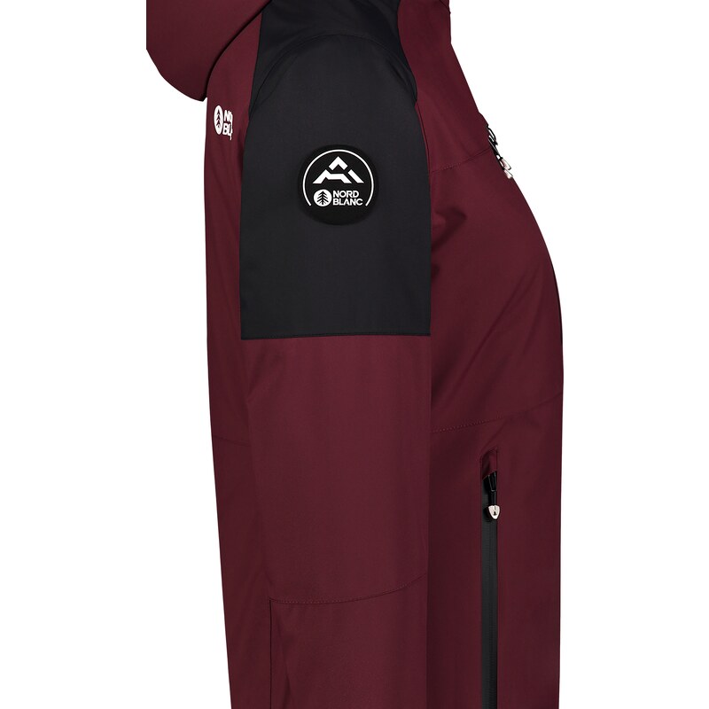 Nordblanc Vínová dámská lyžařská bunda HIGHEST