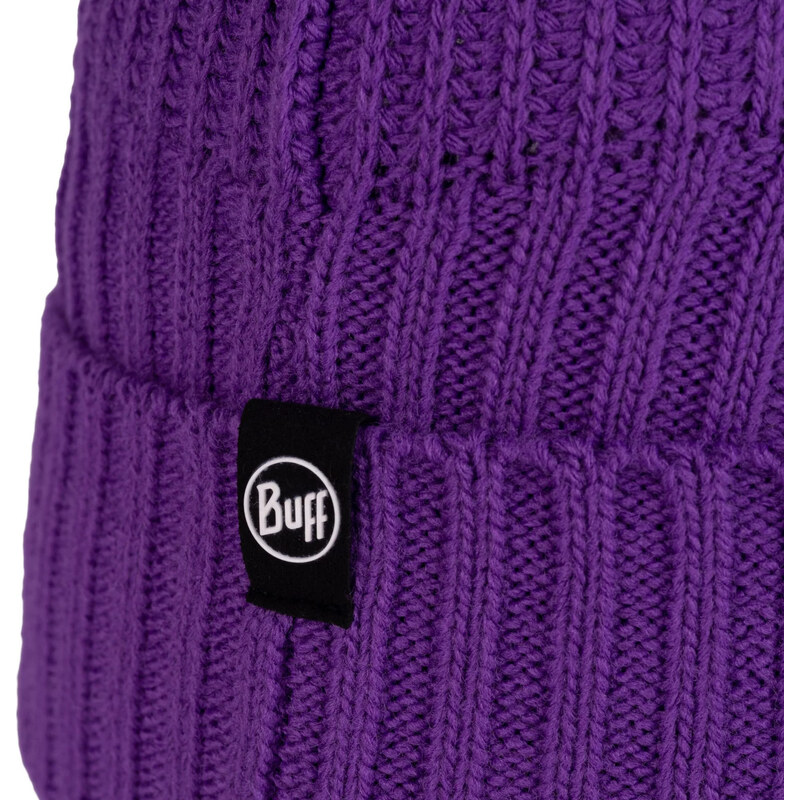 FIALOVÁ ČEPICE BUFF RENSO KNITTED FLEECE HAT BEANIE