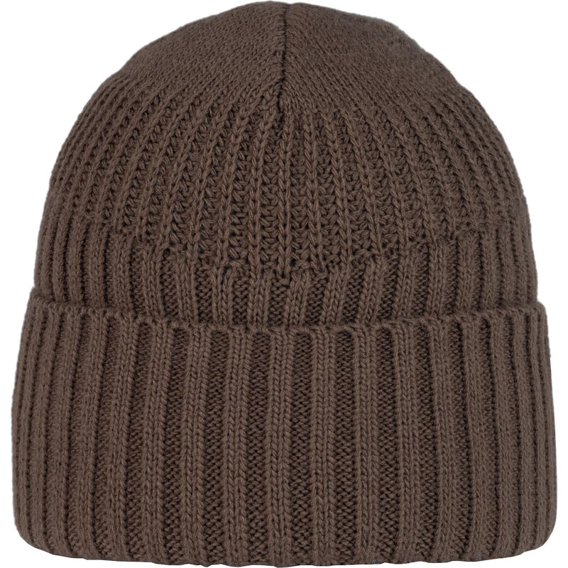 Hnědá turistická čepice Buff Renso Knitted Fleece Hat Beanie