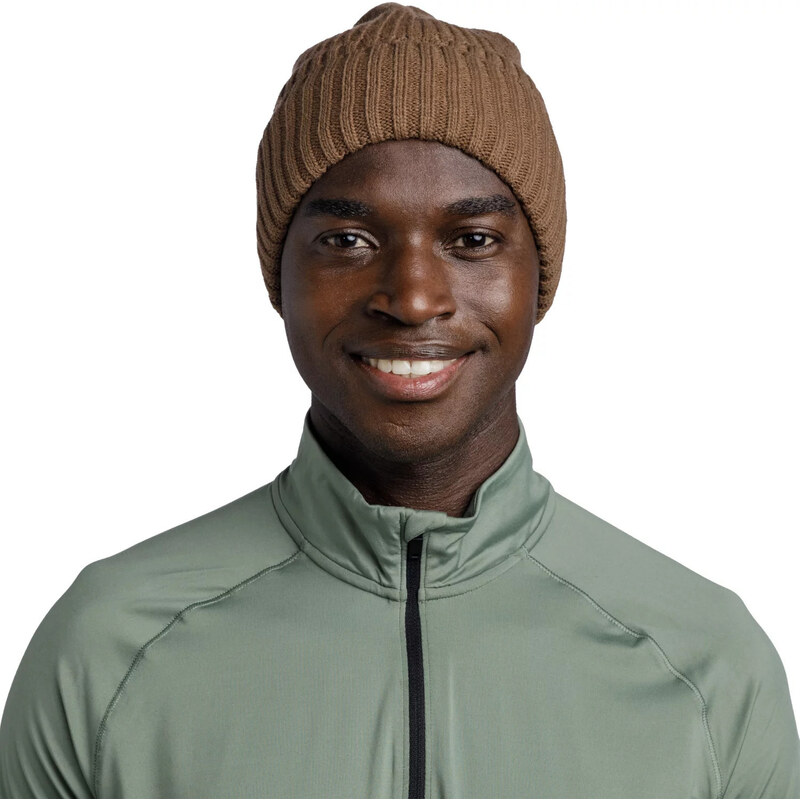 HNĚDÁ TURISTICKÁ ČEPICE BUFF RENSO KNITTED FLEECE HAT BEANIE