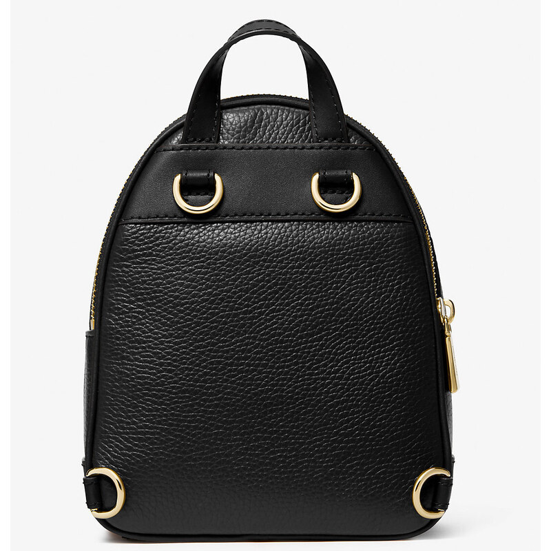 Michael Kors Brooklyn Extra-Small Pebbled Leather Backpack Black