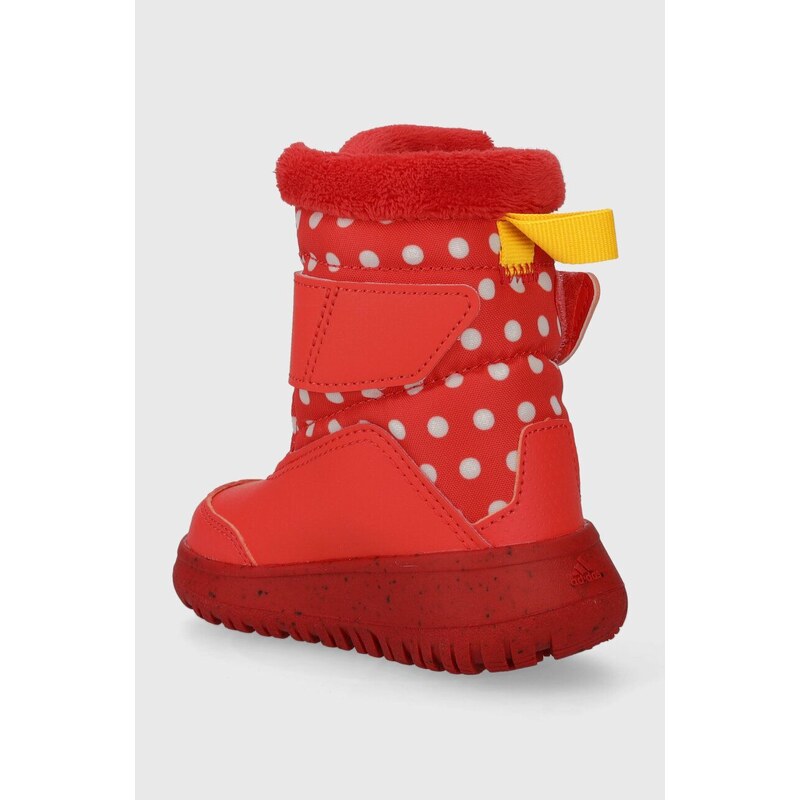 Dětské zimní boty adidas Winterplay Minnie I červená barva