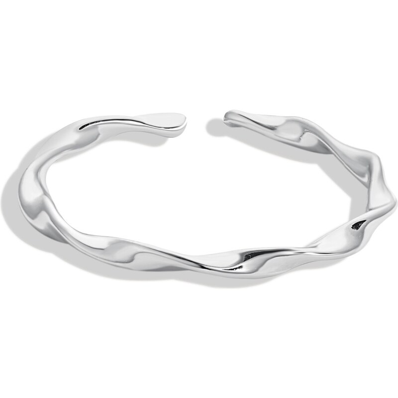 Nastavitelný stříbrný prsten - Meucci SYR045