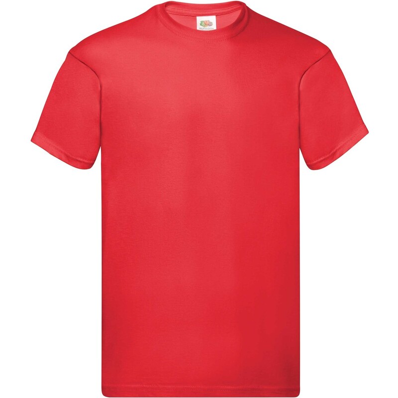 Original Fruit of the Loom Mens Red T-shirt