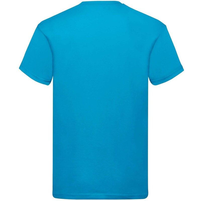 Blue Men's T-shirt Original Fruit of the Loom