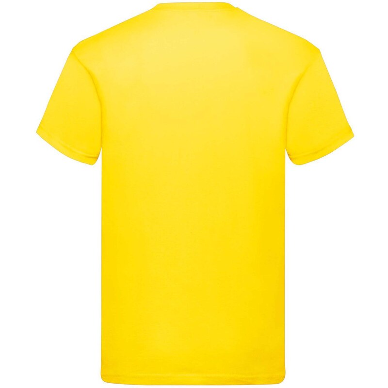 Original Fruit of the Loom Men's Yellow T-Shirt