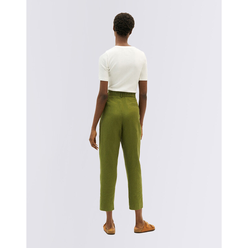 Thinking MU Forest Green Rina Pants GREEN