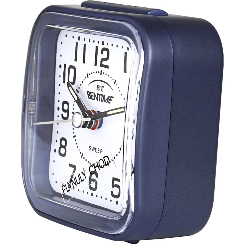 Bentime Budík s plynulým chodem NB49-BB06808BU-O