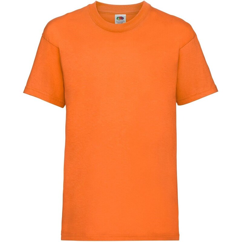 Orange Baby Cotton T-shirt Fruit of the Loom