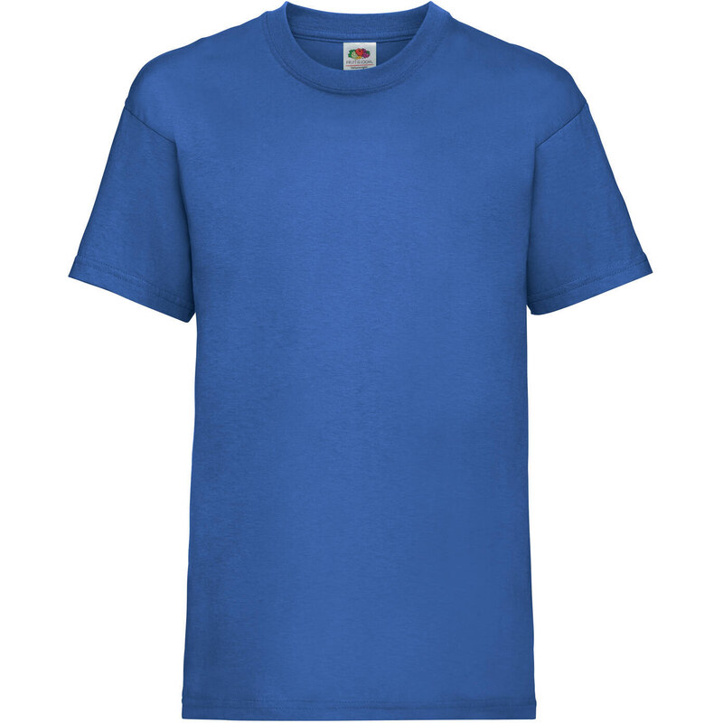 Blue Fruit of the Loom Cotton T-shirt