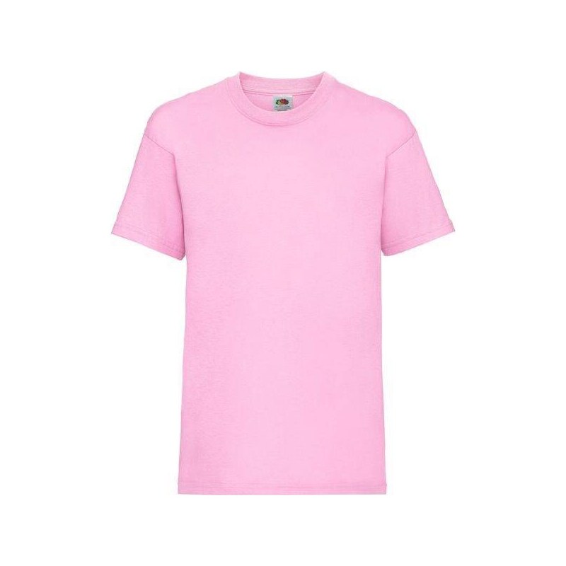 Pink Fruit of the Loom Cotton T-shirt