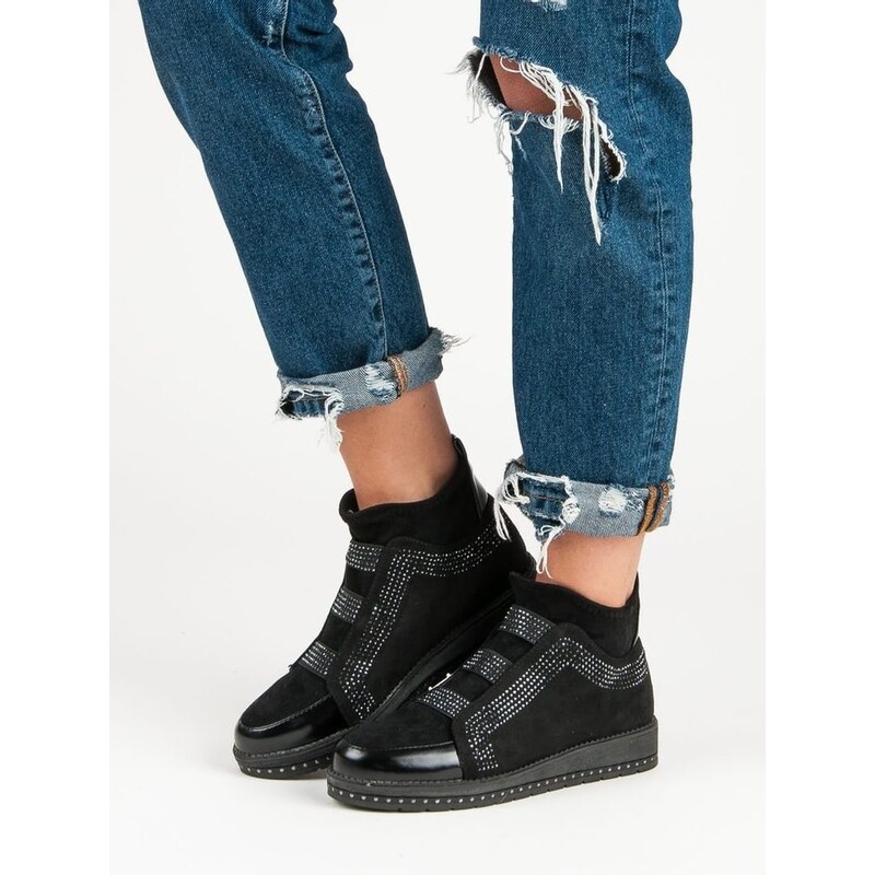 jiny Nazouvací sneakery černé