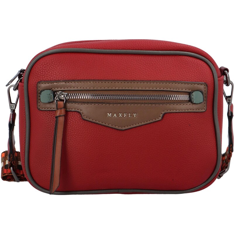 MaxFly Trendová dámská crossbody Likara, červená