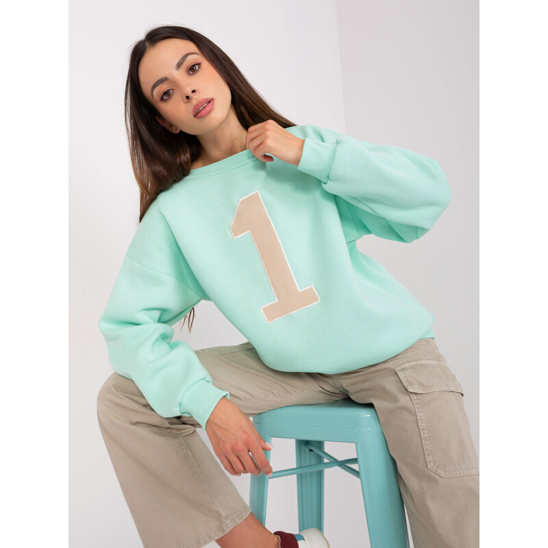 My Red Lips Sweatshirt-EM-BL-617-9.11X-mint