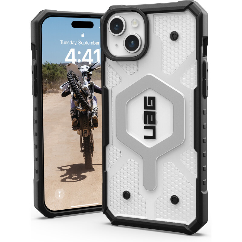 Urban Armor Gear Ochranný kryt na iPhone 15 PLUS - UAG, Pathfinder MagSafe Ice