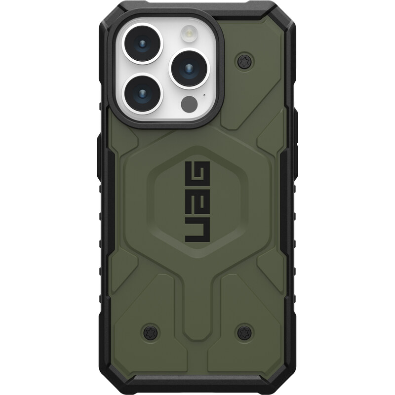 Urban Armor Gear Ochranný kryt na iPhone 15 Pro - UAG, Pathfinder MagSafe Olive Drap