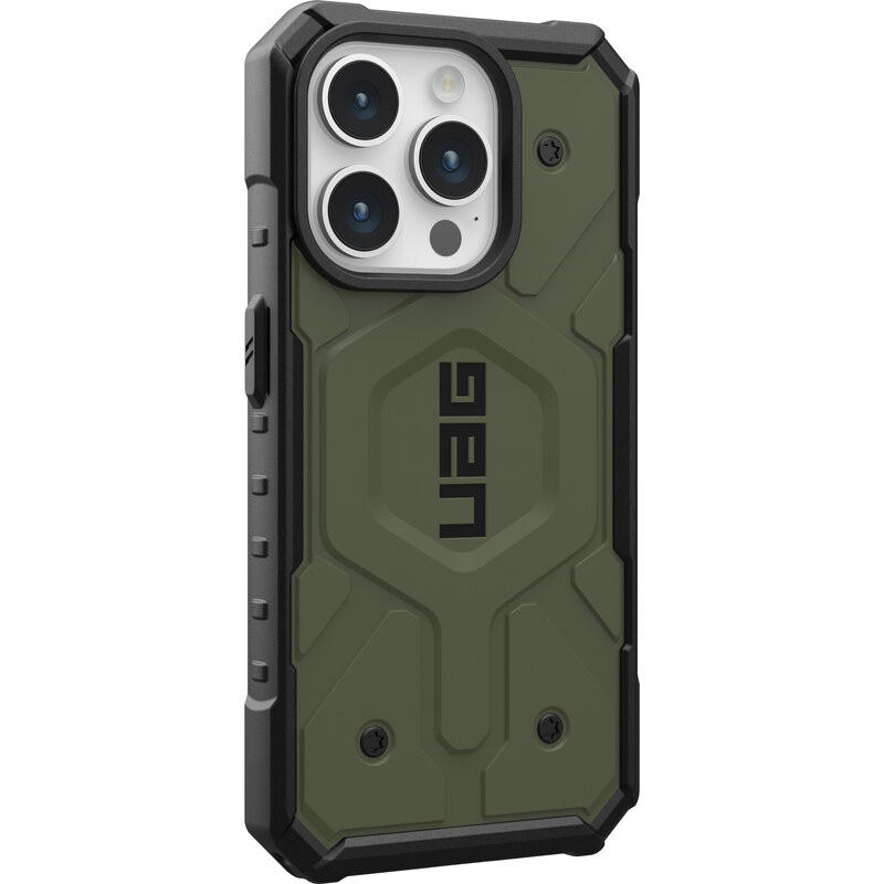 Urban Armor Gear Ochranný kryt na iPhone 15 Pro - UAG, Pathfinder MagSafe Olive Drap