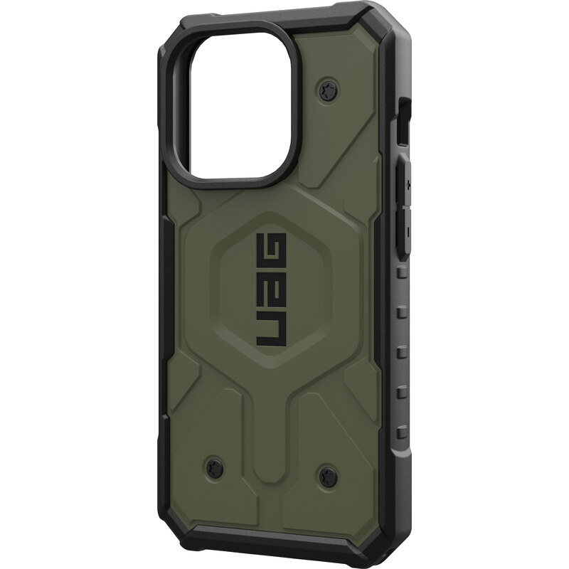 Urban Armor Gear Ochranný kryt na iPhone 15 Pro - UAG, Pathfinder MagSafe Olive Drap