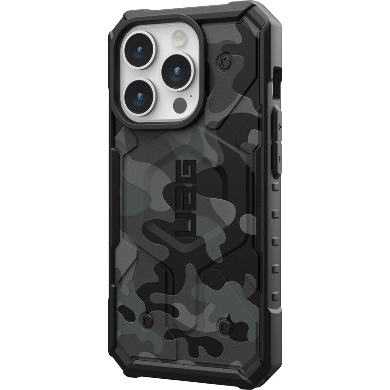 Urban Armor Gear Ochranný kryt na iPhone 15 Pro - UAG, Pathfinder SE MagSafe Midnight Camo