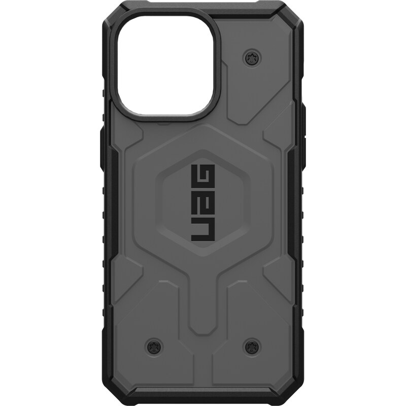 Urban Armor Gear Ochranný kryt na iPhone 15 Pro MAX - UAG, Pathfinder MagSafe Silver