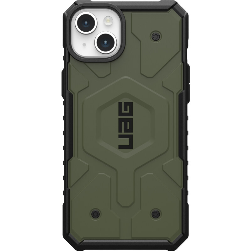 Urban Armor Gear Ochranný kryt na iPhone 15 PLUS - UAG, Pathfinder MagSafe Olive Drap