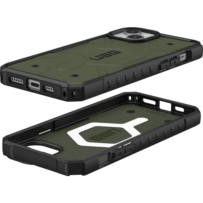 Urban Armor Gear Ochranný kryt na iPhone 15 PLUS - UAG, Pathfinder MagSafe Olive Drap