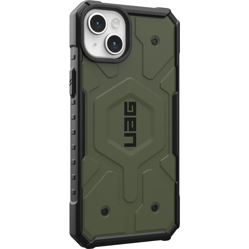 Urban Armor Gear Ochranný kryt na iPhone 15 PLUS - UAG, Pathfinder MagSafe Olive Drap