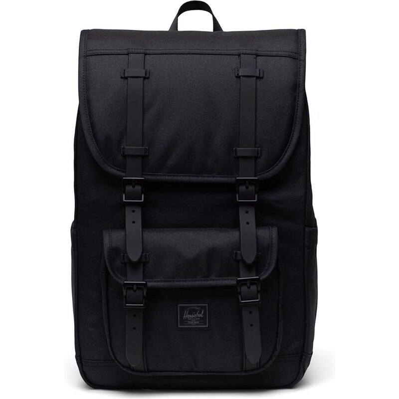 Batoh Herschel 11391-05881-O Little America Mid Backpack černá barva, velký, hladký