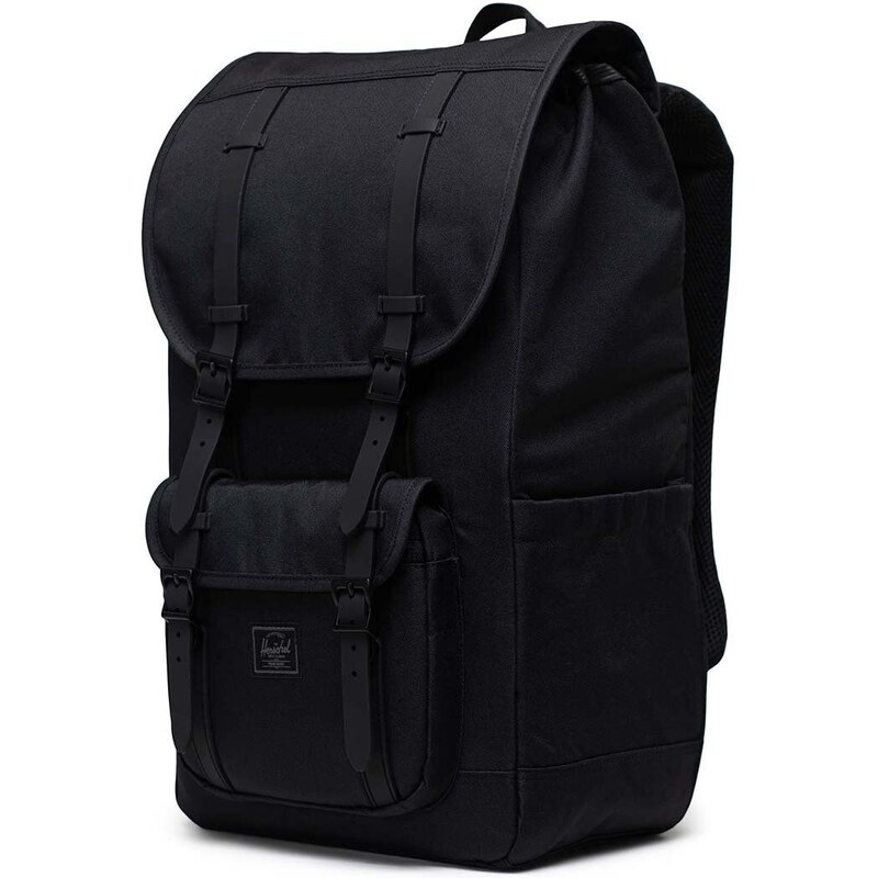 Batoh Herschel 11390-05881-OS Little America Backpack černá barva, velký, hladký
