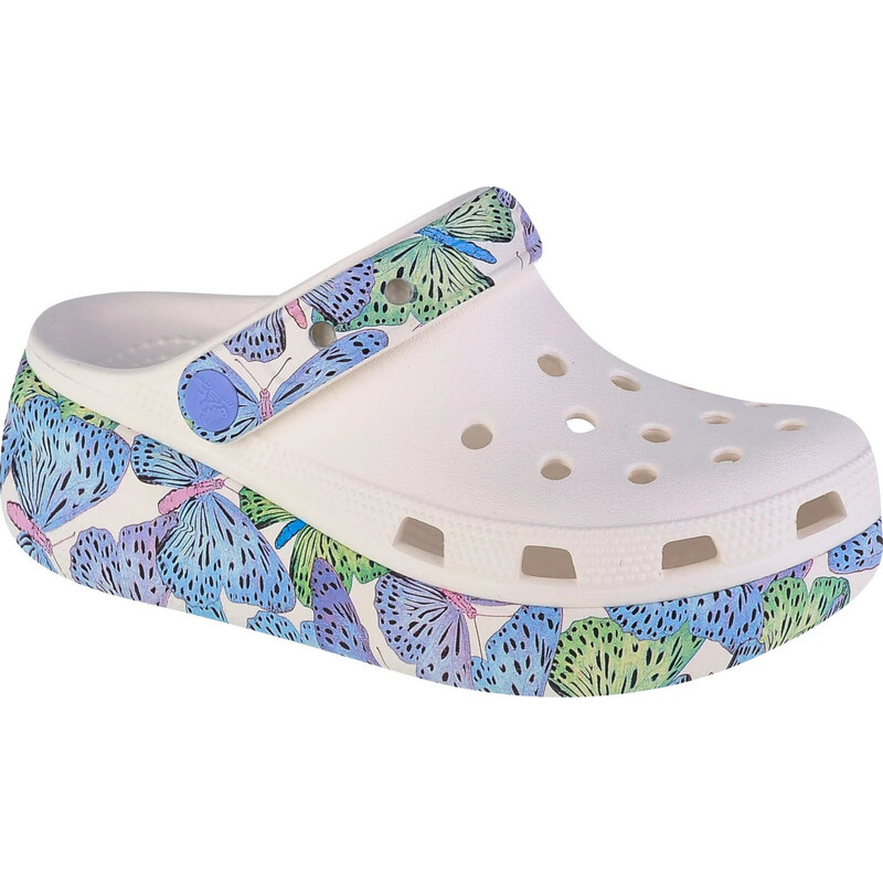 DÍVČÍ NAZOUVÁKY CROCS CUTIE CRUSH BUTTERFLY KIDS CLOG Bílá