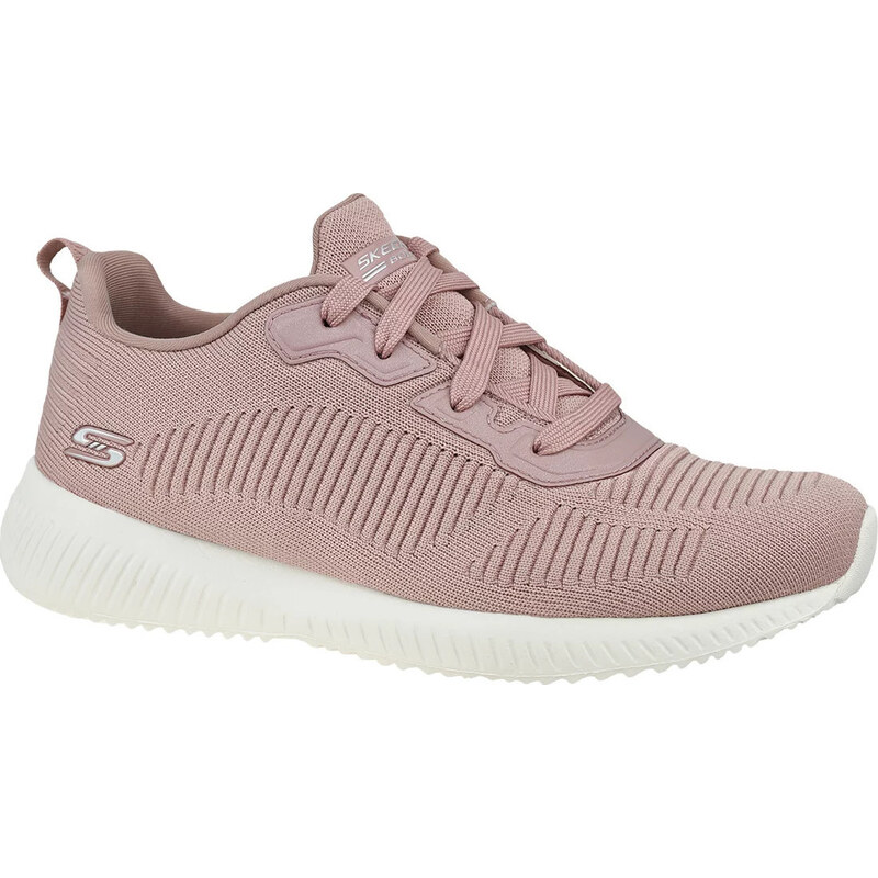Růžové dámské tenisky Skechers Bobs Squad 32504-BLSH