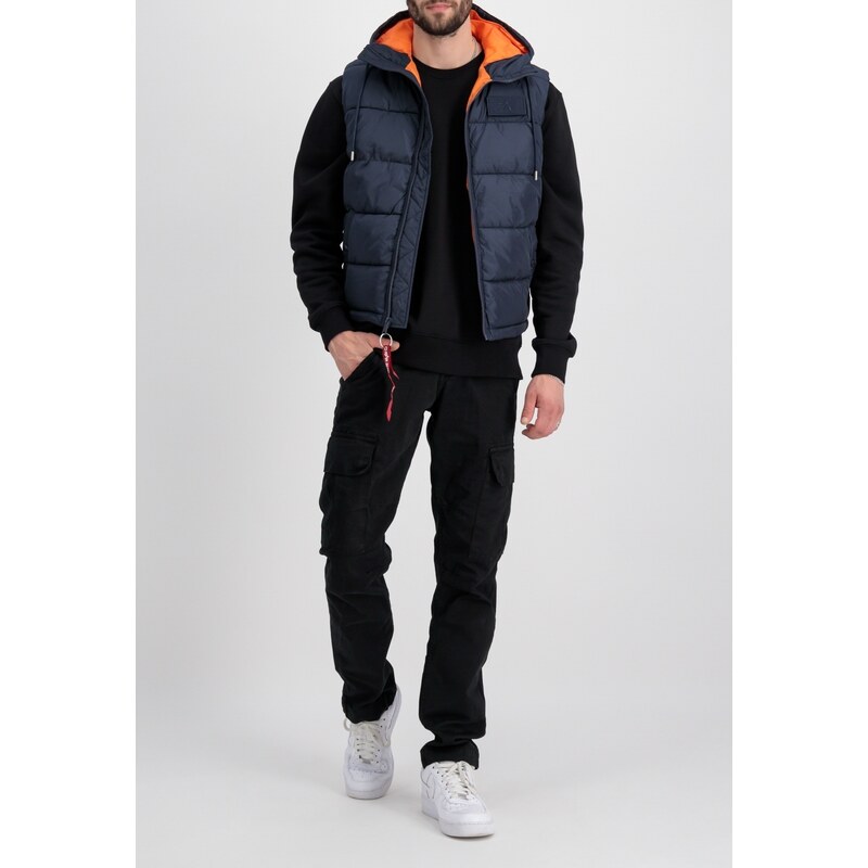 Alpha Industries Vesta Hooded Puffer Vest FD rep.blue