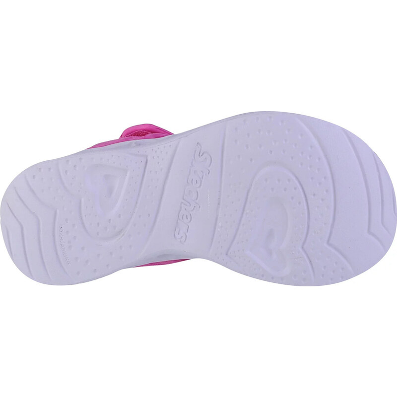 RŮŽOVÉ DÍVČÍ SANDÁLY SKECHERS HEART LIGHTS SANDAL - ALWAYS FLASHY Tmavě růžová