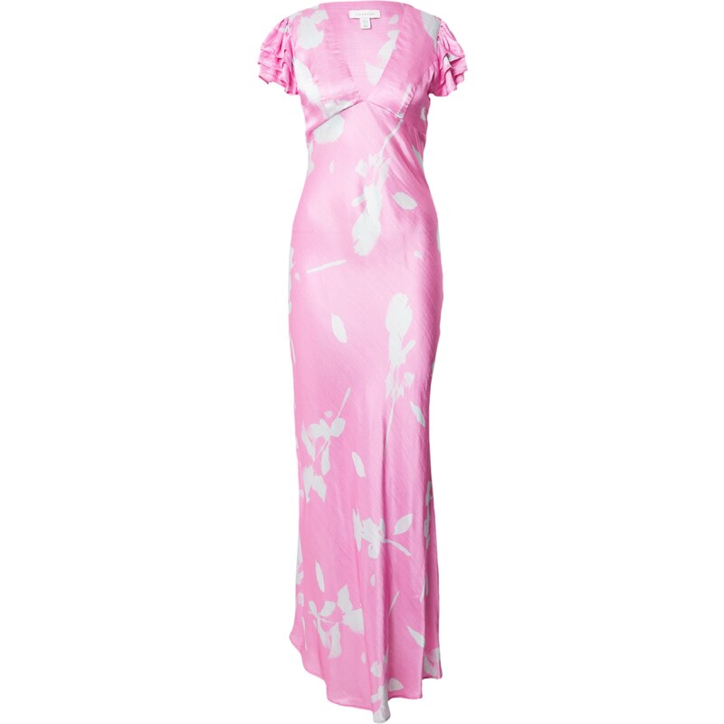 TOPSHOP Šaty pink / stříbrná