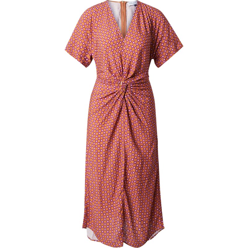 Closet London Šaty měděná / pink / bílá 109424931