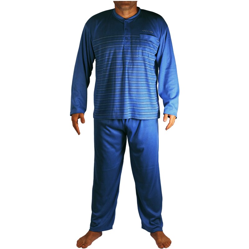 VN LOT Johan pánské pyžamo s dlouhým rukávem V2003