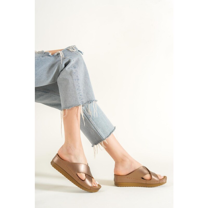 Capone Outfitters Mules - Gray - Flat