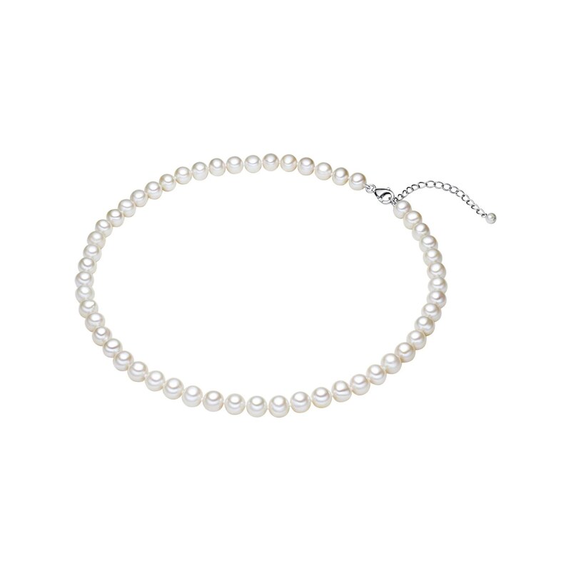 Valero Pearls Řetízek stříbrná / perlově bílá
