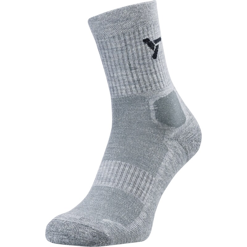 Unisex merino ponožky Silvini Lattari šedá/černá 85830105