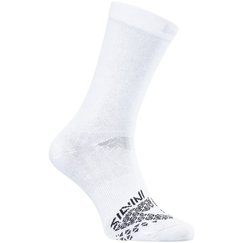 Unisex cyklo ponožky Silvini Bardiga bílá/černá