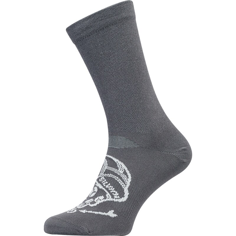Unisex bikové ponožky Silvini Avella tmavě šedá/šedá