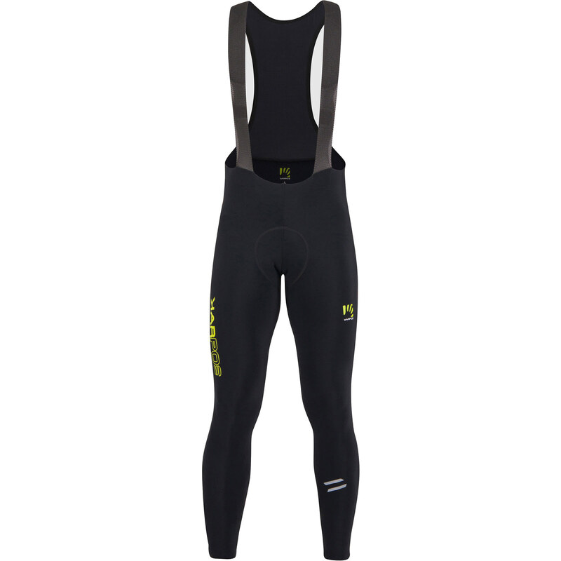 Karpos VERVE WINTER BIB elastáky Black/Kiwi Colada