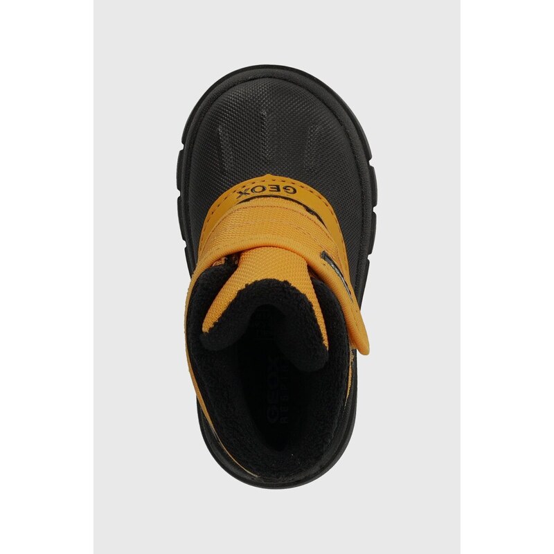 Dětské zimní boty Geox B365BD 0FUCE B WILLABOOM B AB žlutá barva